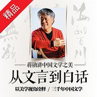 蒋勋讲中国文学:从文言到白话