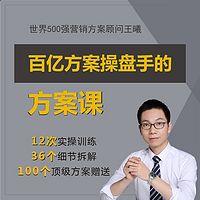 百亿方案操盘手的方案课
