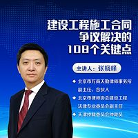 建设工程施工合同争议解决的108个关键点
