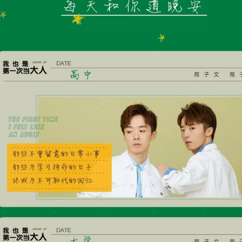 苑子豪我们可以不优秀但是要很努力