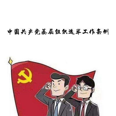 中国共产党基层组织选举工作条例 中国共产党基层组织选举工作条例