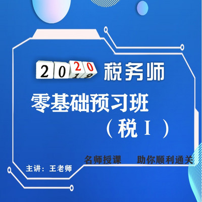 2020年税务师/税法1 2020年税务师/税法1