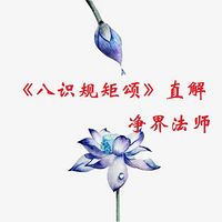 《八识规矩颂直解》——净界法师