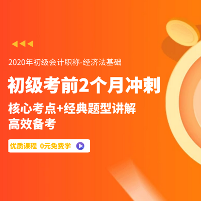 2020年初级会计考试冲刺-经济法基础 2020年初级会计考试冲刺-经济法基础